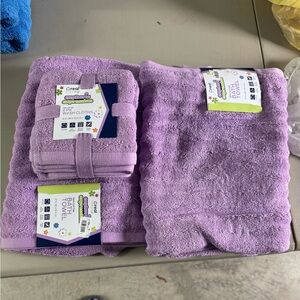 Lavender Bath Towel Set